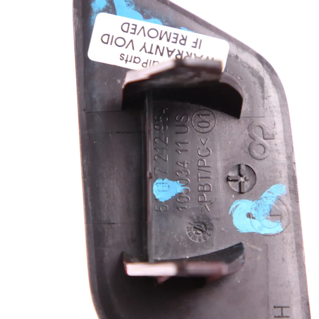 BMW X3 F25 Nozzle Cover Front Bumper Headlight Spray Right O/S Vermillionrot A82 - SKU 7212954-VER - Part number 7212954