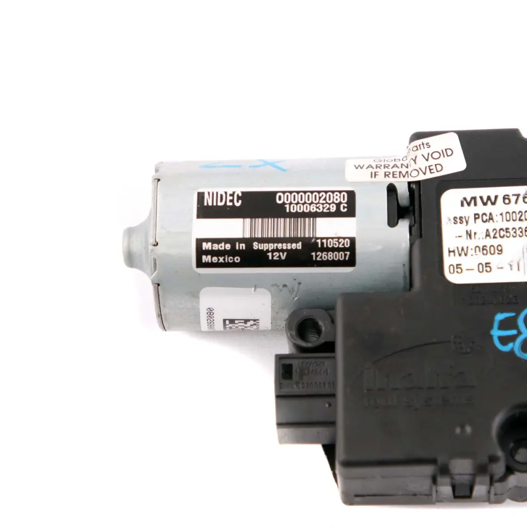Sunroof Drive BMW X1 E84 Sliding Roof Unit Motor Actuator to with Part number 7213044 Sunroof Drive BMW X1 E84 Sliding Roof Unit Motor Actuator - SKU 7213044 - Part number 7213044