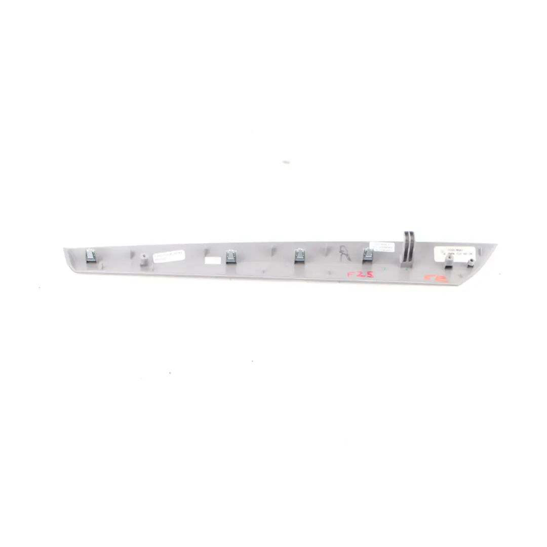 BMW X3 F25 Türleistenabdeckung Trim vorne rechts Satinsilber Matt - SKU 7213072 - Teilenummer 7213072