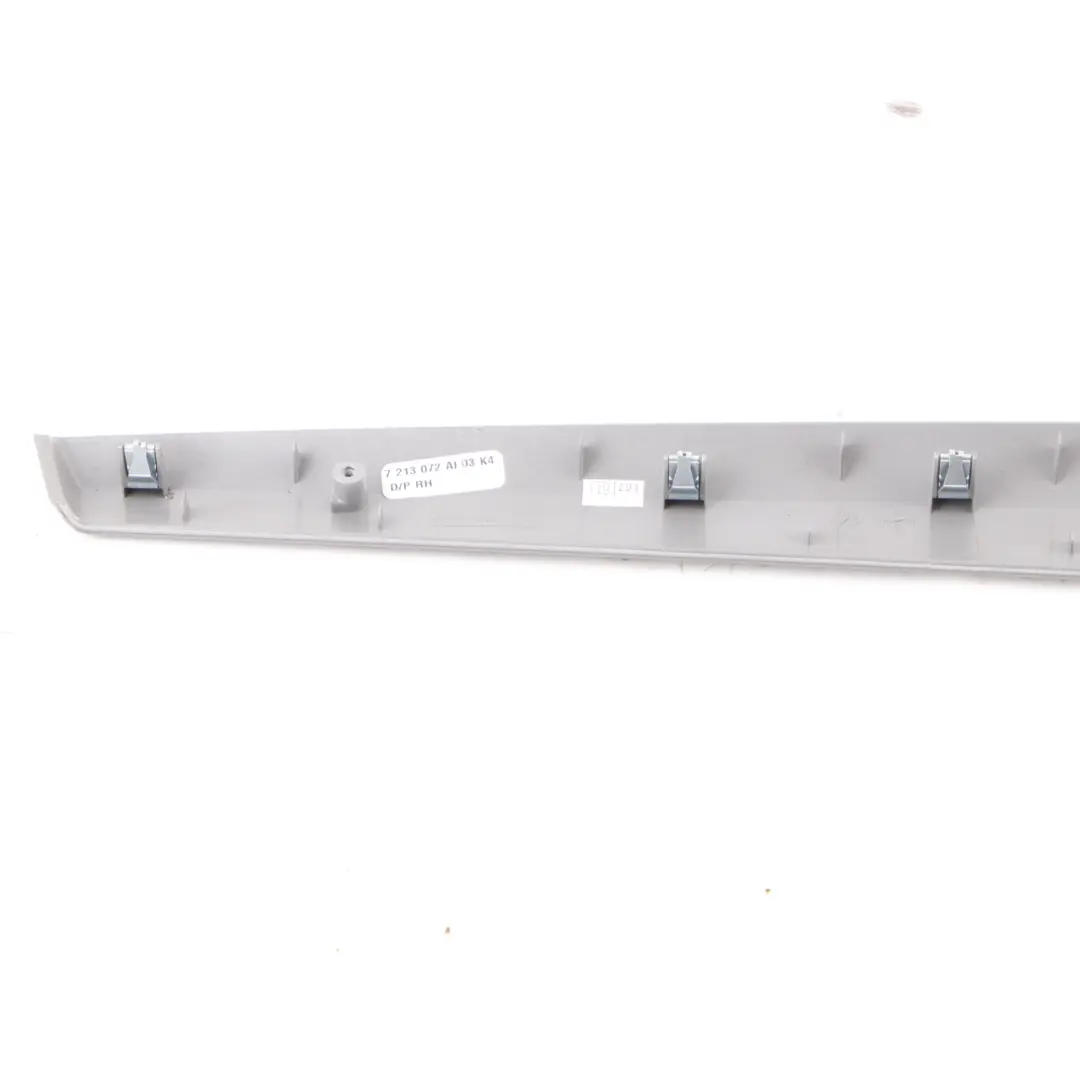 BMW X3 F25 Türleistenabdeckung Trim vorne rechts Satinsilber Matt - SKU 7213072 - Teilenummer 7213072