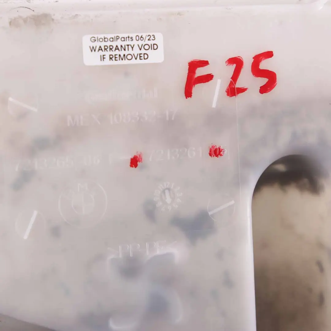 BMW X3 F25 Windschutzscheibe Reinigung Waschanlage Flasche Container Reservoir - SKU 7213261 - Teilenummer 7213261