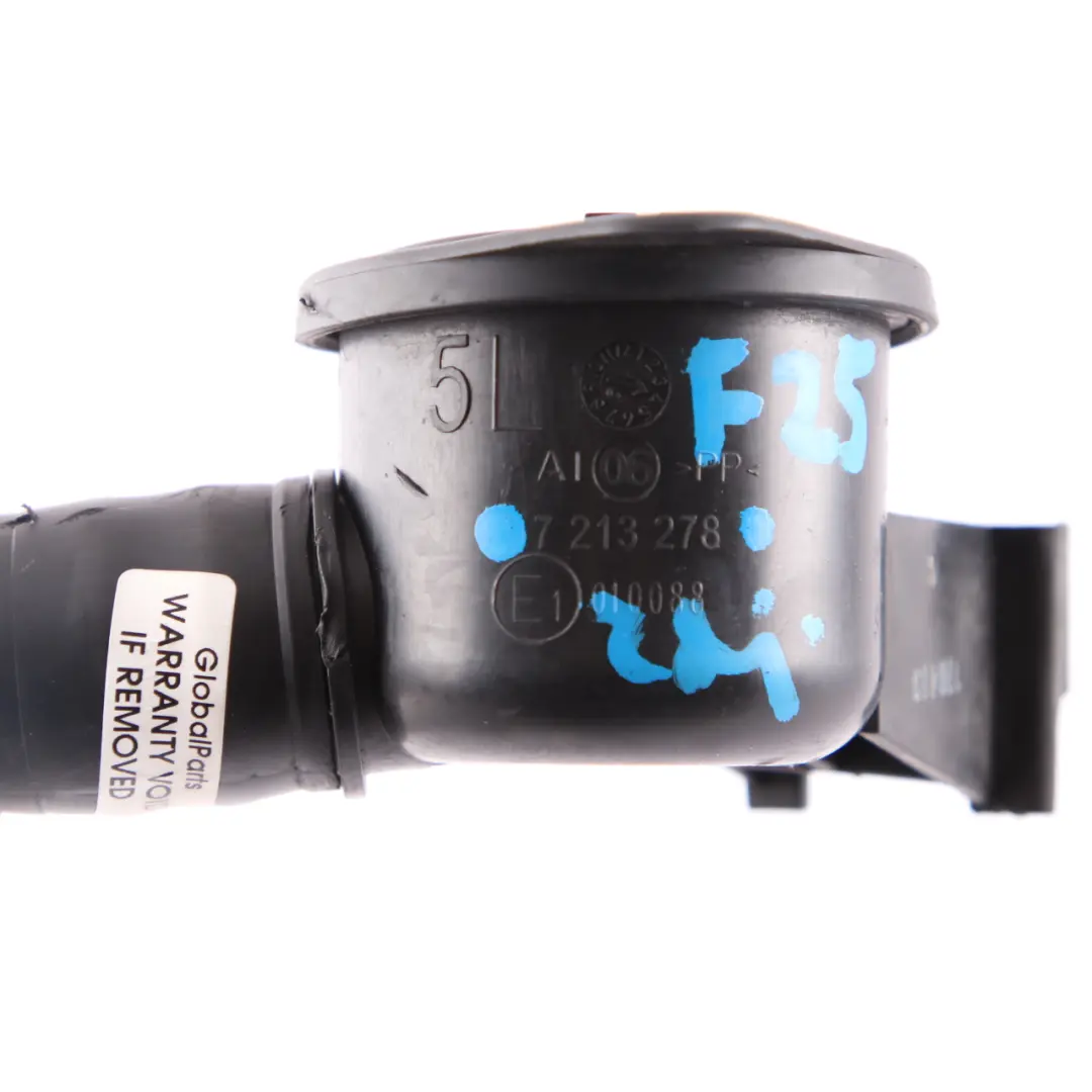 Filler Pipe Wash Container Windscreen Fluid Tank to BMW X3 F25 X4 F26 with Part number 7213278 BMW X3 F25 X4 F26 Filler Pipe Wash Container Windscreen Fluid Tank - SKU 7213278 - Part number 7213278