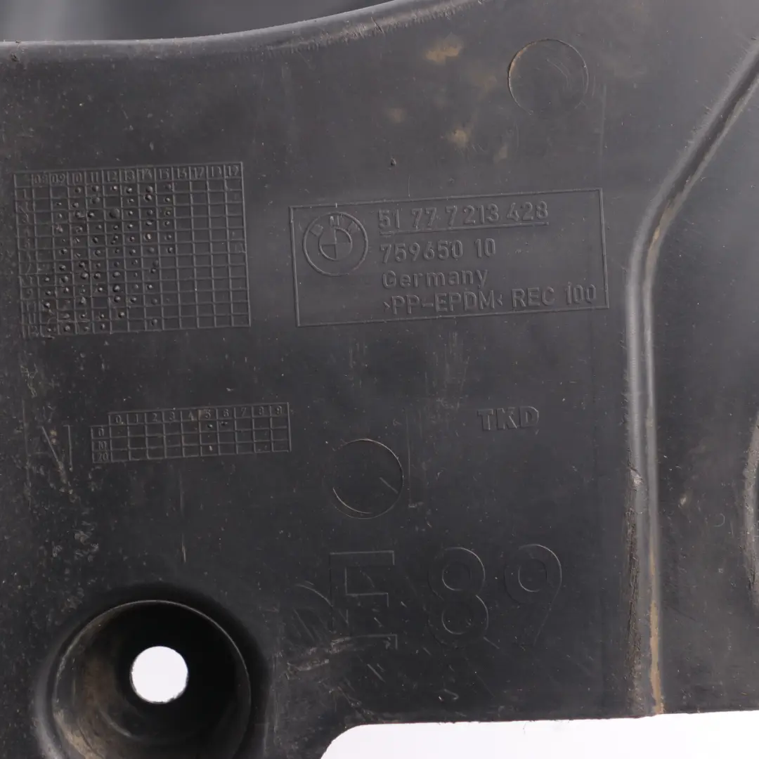 BMW Z4 E89 Abdeckung Rad Kasten Verkleidung Hinterer Teil Vorne Rechts - SKU 7213428-1 - Teilenummer 7213428