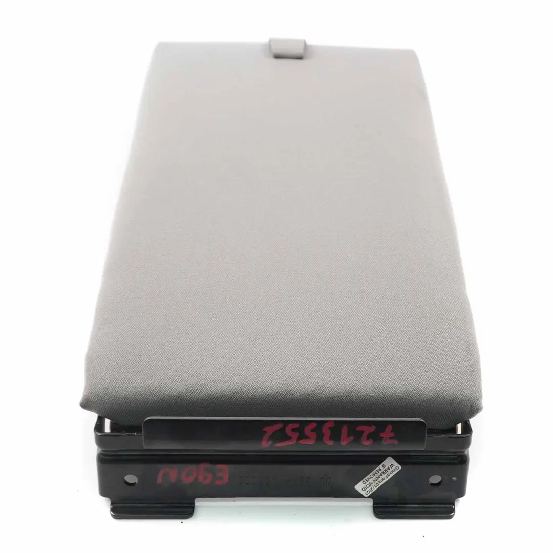 BMW E90 LCI Podłokietnik Schowek Szary Materiał - SKU 7213552 - Numer Części 7213552