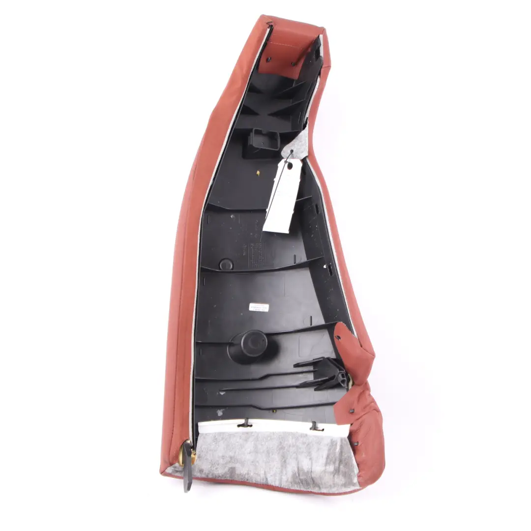 BMW E90 LCI Rear Seat Lateral Trim Panel Cover Left N/S Leather Red Brown - SKU 7213613 - Part number 7213613