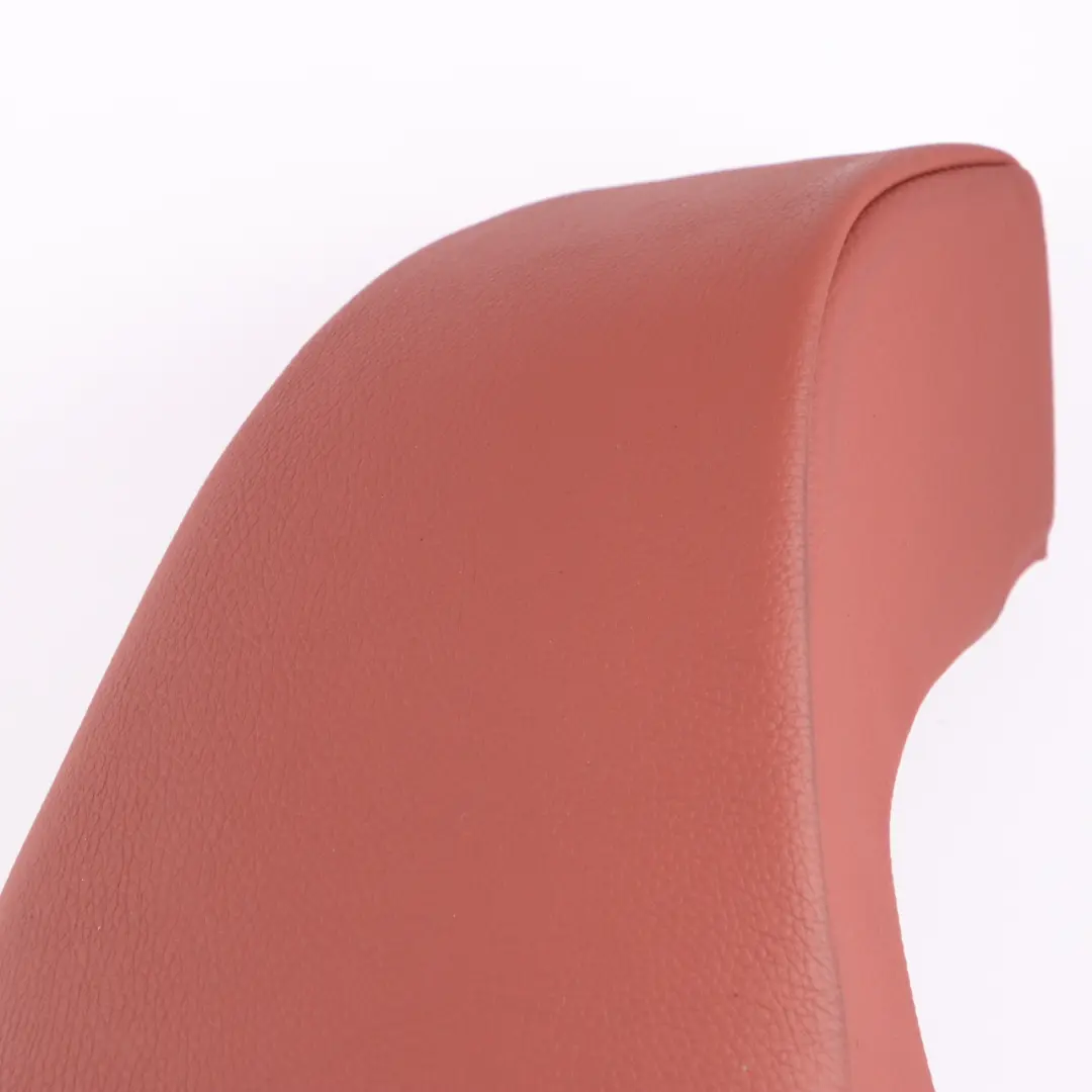 Lateral Trim Panel Cover Right O/S Leather Red Brown to BMW E90 LCI Rear Seat with Part number 7213614 BMW E90 LCI Rear Seat Lateral Trim Panel Cover Right O/S Leather Red Brown - SKU 7213614 - Part number 7213614