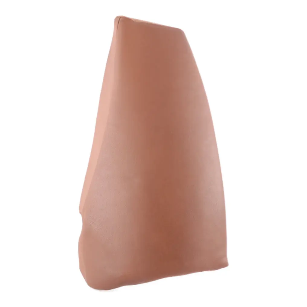 Left N/S Lateral Trim Panel Cover Leather Saddle Brown to BMW E91 LCI Rear Seat with Part number 7213633 BMW E91 LCI Rear Seat Left N/S Lateral Trim Panel Cover Leather Saddle Brown - SKU 7213633 - Part number 7213633