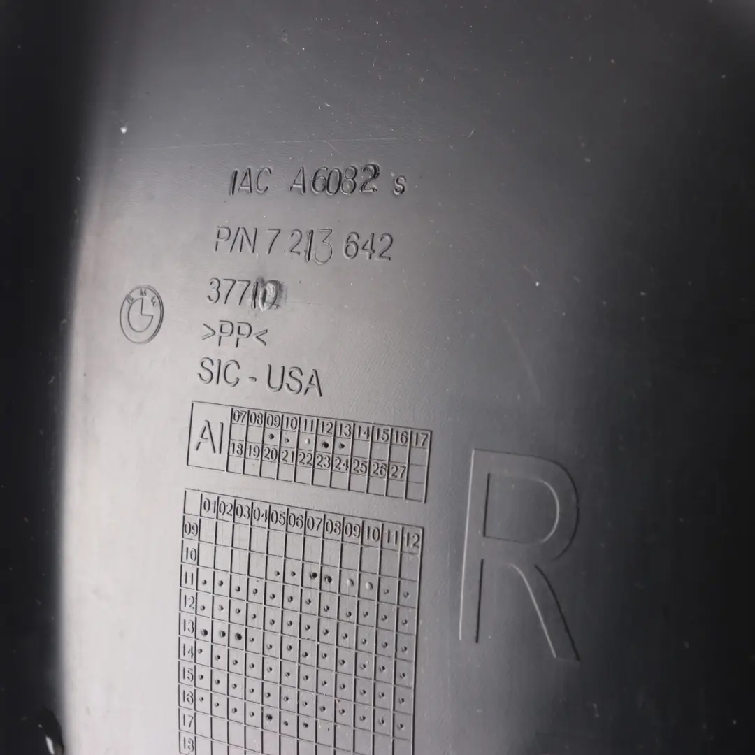 Abdeckung Radkasten BMW F25 vorne rechts Gehäuseverkleidung Vorderteil für mit Teilenummer 7213642 Abdeckung Radkasten BMW F25 vorne rechts Gehäuseverkleidung Vorderteil - SKU 7213642-1 - Teilenummer 7213642