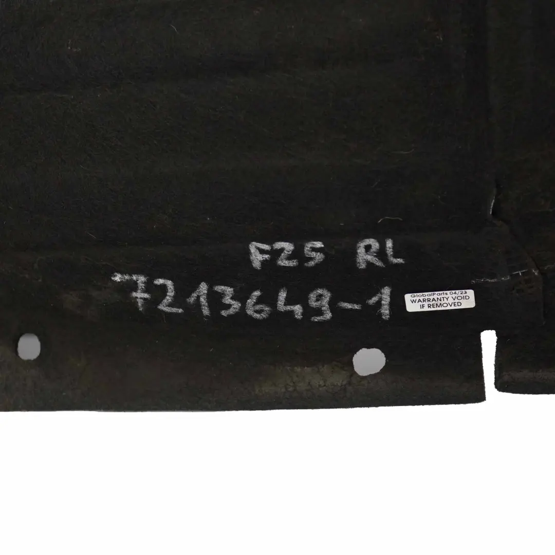 Arch BMW X3 F25 Rear Left N/S Liner Housing Trim Panel to Cover Wheel with Part number 7213649 Cover Wheel Arch BMW X3 F25 Rear Left N/S Liner Housing Trim Panel - SKU 7213649-1 - Part number 7213649