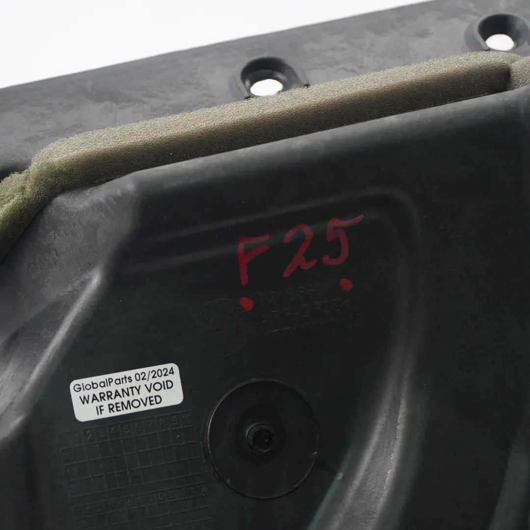 BMW X3 F25 Partition Mur Compartiment Moteur Panneau Centre Bas - SKU 7213660 - Numéro de pièce 7213660