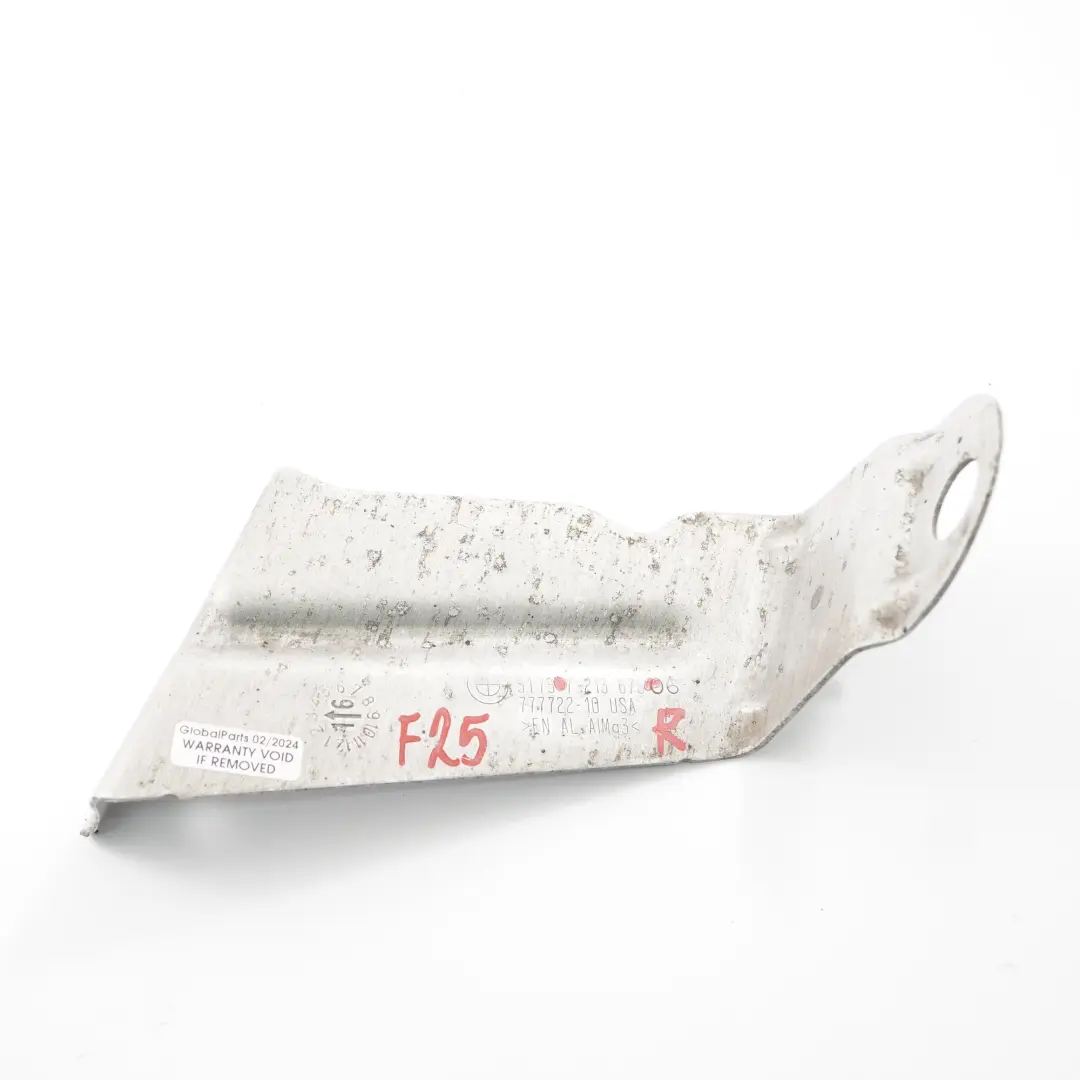 Soporte Debajo De La Carrocería Delantero Exterior Derecho para BMW X3 F25 con número de pieza 7213678 BMW X3 F25 Soporte Debajo De La Carrocería Delantero Exterior Derecho - SKU 7213678 - Número de pieza 7213678