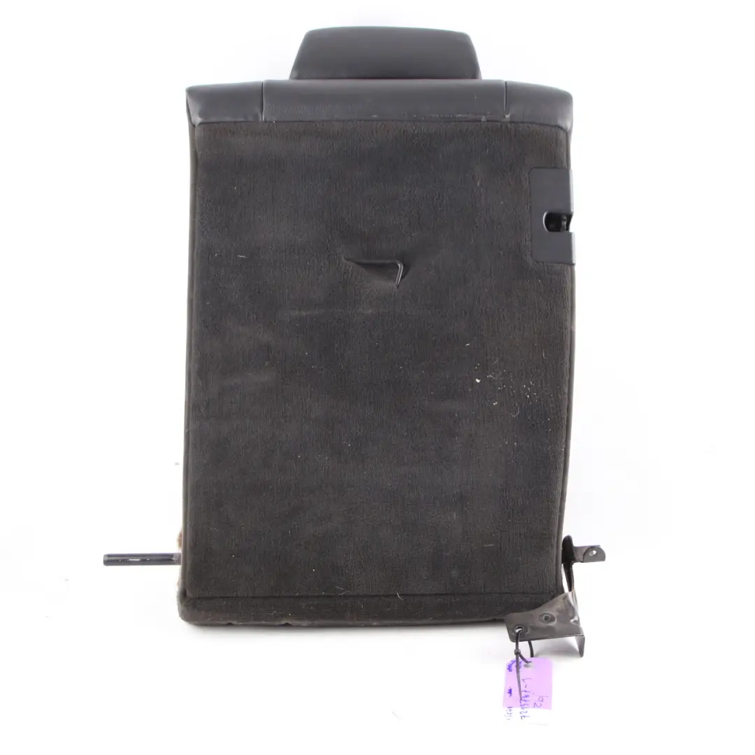 BMW X5 E70 Seat Backrest Rear Right O/S Back Cover Black Leather Nevada - SKU 7213767-1 - Part number 7213767