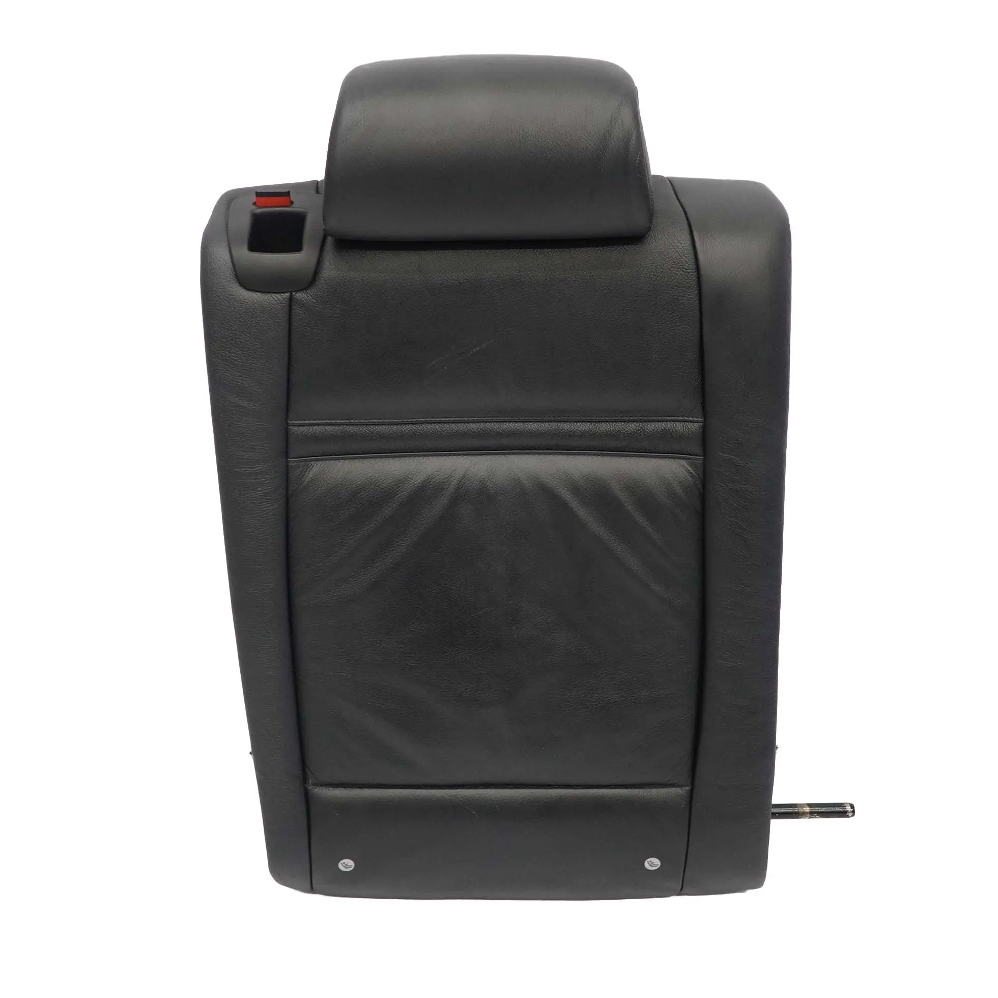BMW X5 E70 Respaldo asiento trasero derecho portavasos cuero negro Nevada