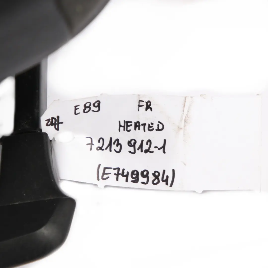 Calefacción Delantera Derecha Asiento Cuero Kansas para BMW Z4 E89 Roadster Cabrio con número de pieza 7213912 BMW Z4 E89 Roadster Cabrio Calefacción Delantera Derecha Asiento Cuero Kansas - SKU 7213912 - Número de pieza 7213912