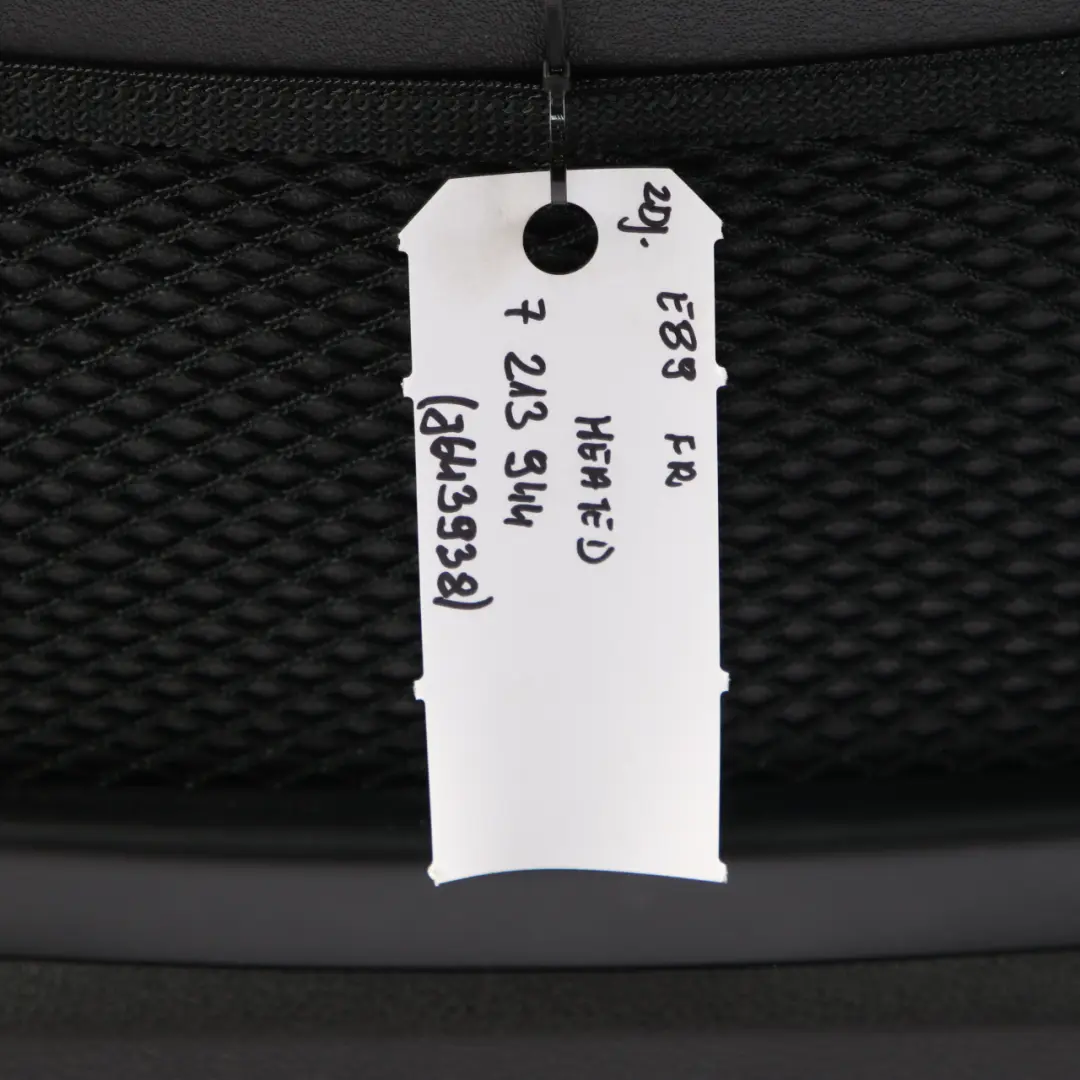 Front Seat BMW Z4 E89 Roadster Sport Heated Right O/S Black Leather Kansas to with Part number 7213944 Front Seat BMW Z4 E89 Roadster Sport Heated Right O/S Black Leather Kansas - SKU 7213944 - Part number 7213944