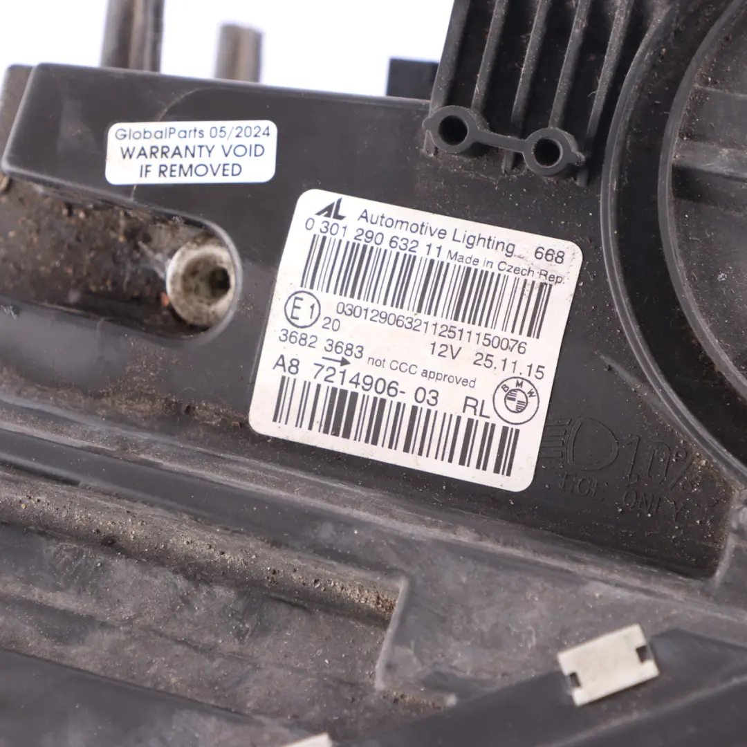 Front Right O/S LED Headlamp Headlight Lamp Light to BMW F46 with Part number 7214906 BMW F46 Front Right O/S LED Headlamp Headlight Lamp Light - SKU rhd-7214906 - Part number 7214906