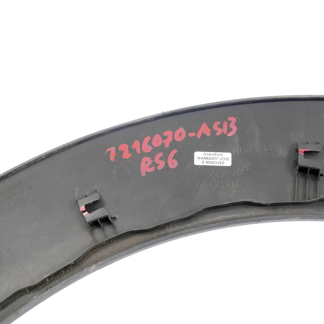 Mini R56 R57 LCI Aerokit Blende Radlauf Hinten Rechts Astro Black Schwarz A25 - SKU 7216070-ASB - Teilenummer 7216070