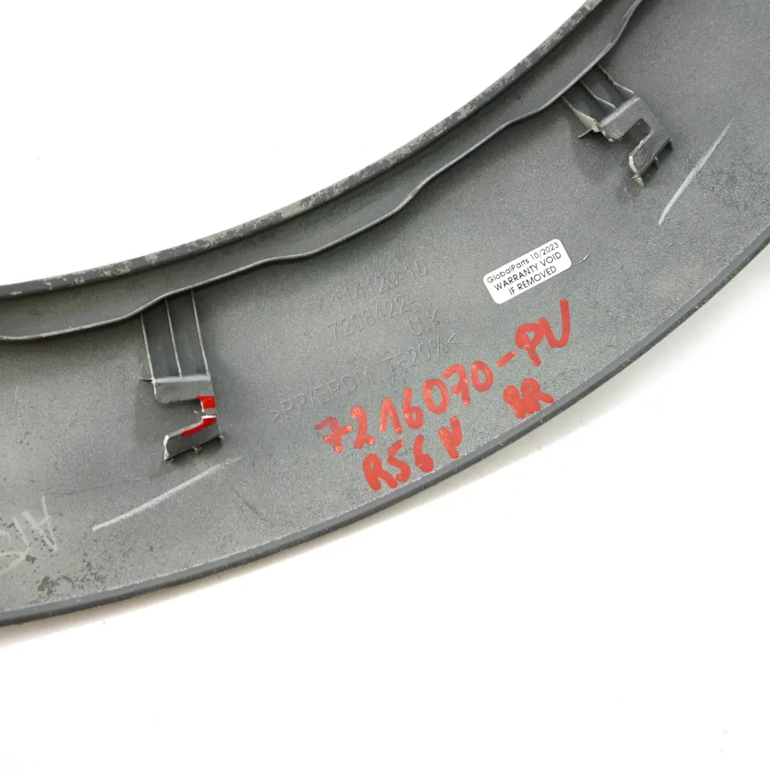 Arch Cover Mini R56 R57 Aerokit Rear Right O/S Trim Pepper White 7208422 to Wheel with Part number 7216070 Wheel Arch Cover Mini R56 R57 Aerokit Rear Right O/S Trim Pepper White 7208422 - SKU 7216070-PW - Part number 7216070