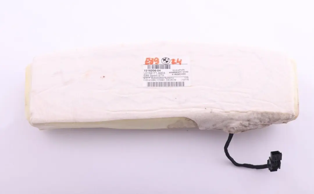 Front Seat Heater Element Thigh Support M-Sport to BMW Z4 Series E89 with Part number 7216206 BMW Z4 Series E89 Front Seat Heater Element Thigh Support M-Sport - SKU 7216206 - Part number 7216206