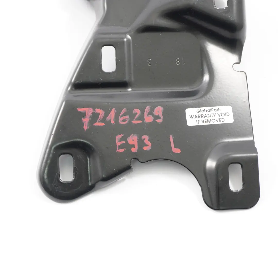 BMW E93 LCI Support de compartiment gauche Support supérieur pliable - SKU 7216269 - Numéro de pièce 7216269