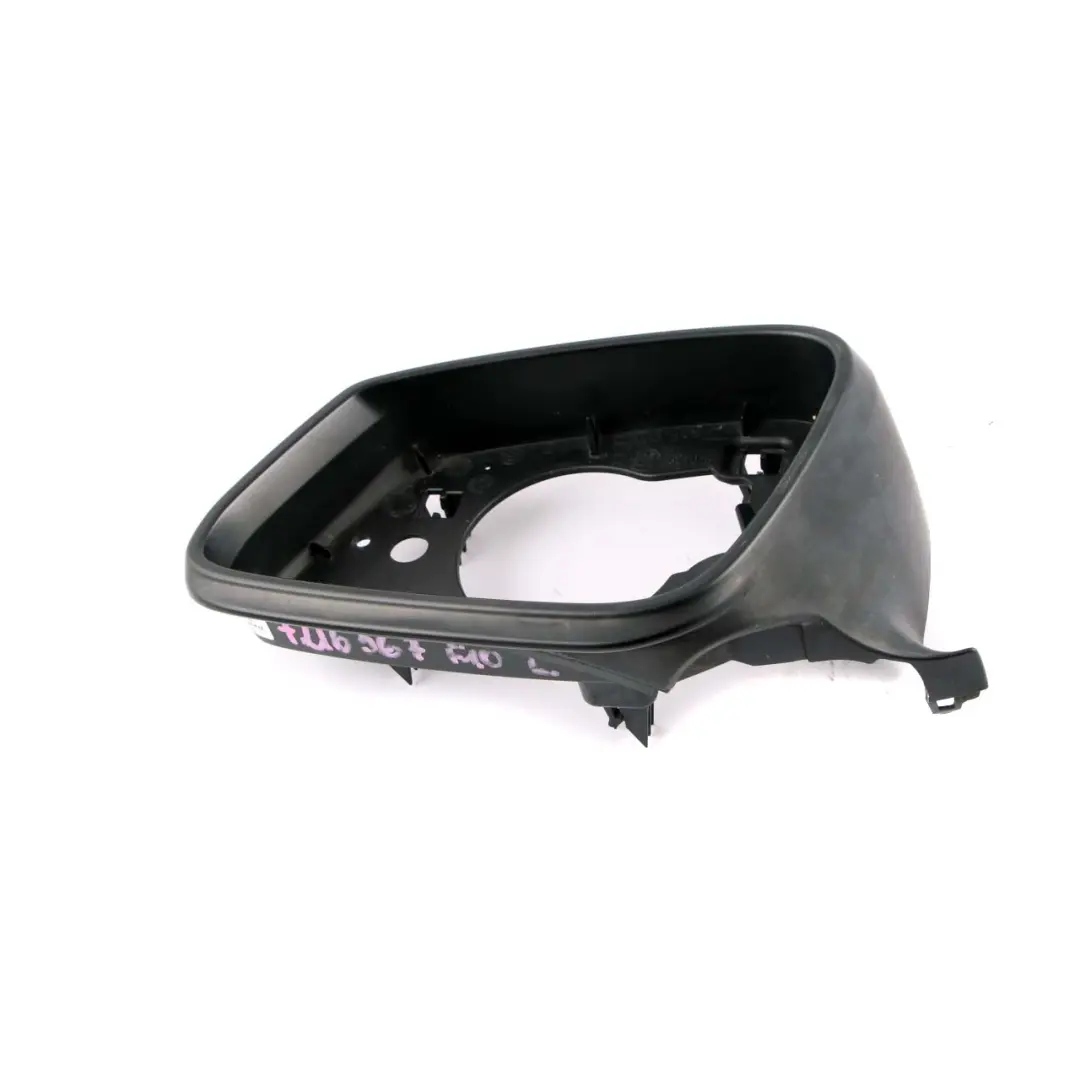 Wing Espejo Anillo de Soporte Marco Izquierdo Exterior Negro para BMW F10 F11 con número de pieza 7216367 BMW F10 F11 Wing Espejo Anillo de Soporte Marco Izquierdo Exterior Negro - SKU 7216367 - Número de pieza 7216367