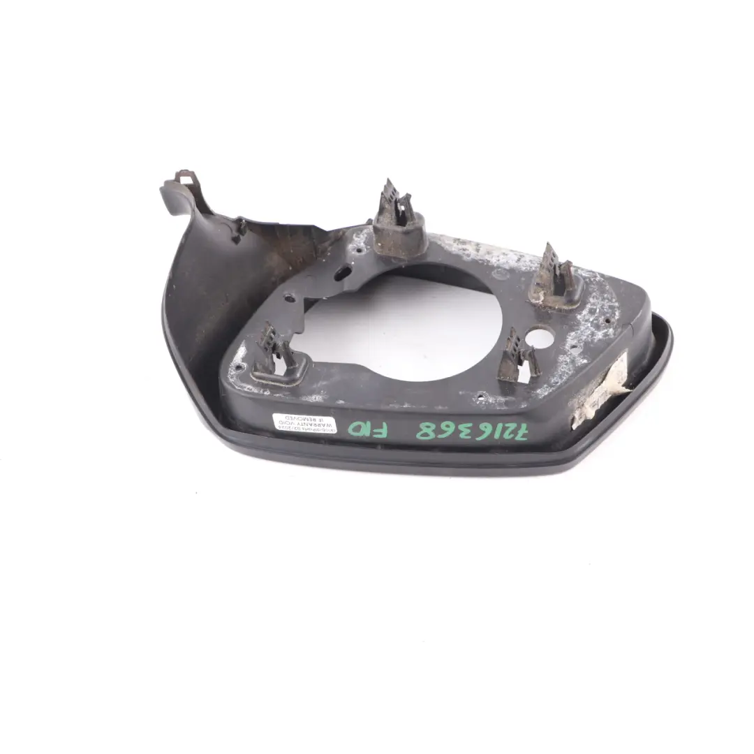 Wing Mirror Frame BMW F10 F11 Ring Cover Trim Right O/S Primed to with Part number 7216368 Wing Mirror Frame BMW F10 F11 Ring Cover Trim Right O/S Primed - SKU 7216368-1 - Part number 7216368