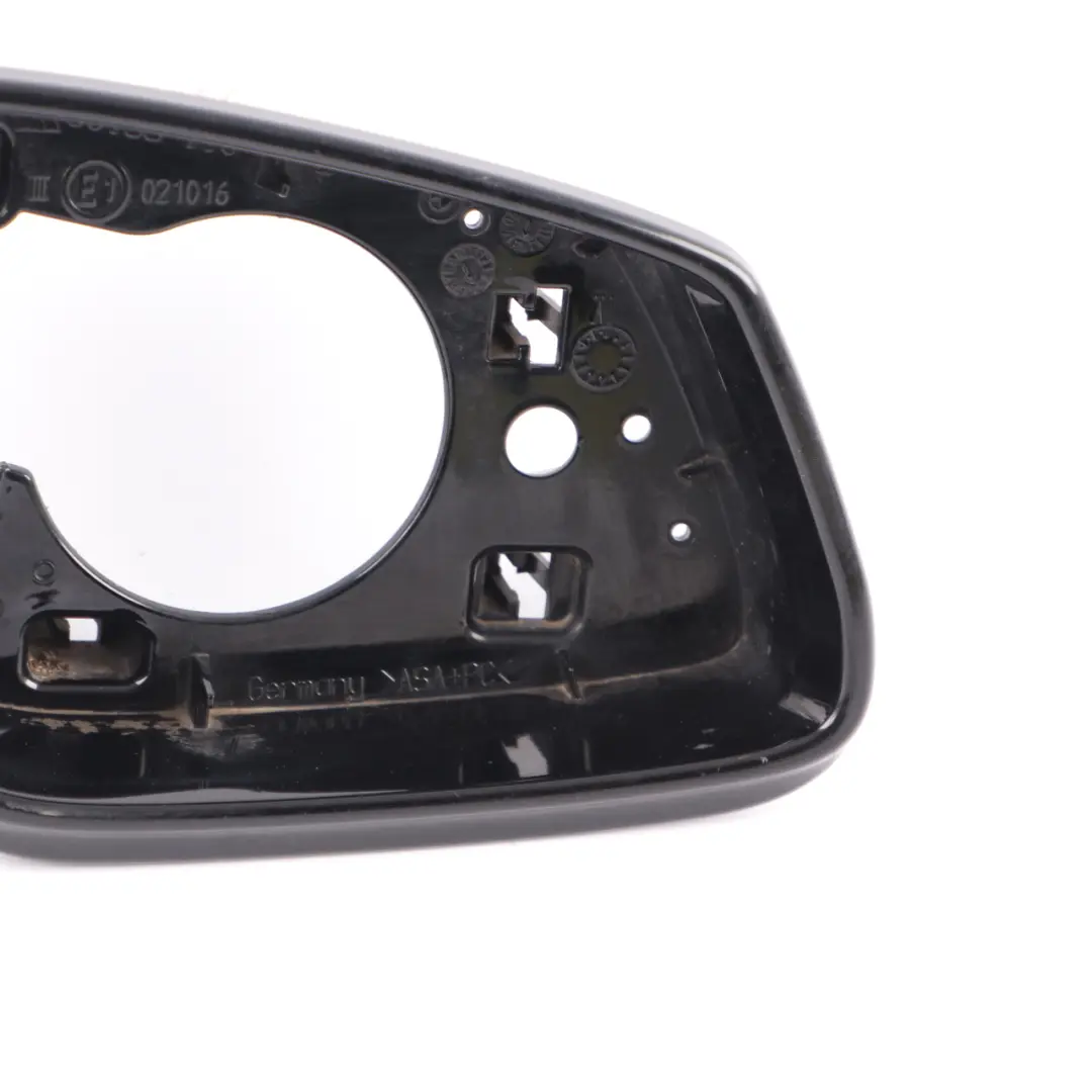 Wing Mirror Frame BMW F10 F11 High Gloss Ring Cover Trim Right O/S to with Part number 7216368 Wing Mirror Frame BMW F10 F11 High Gloss Ring Cover Trim Right O/S - SKU 7216368 - Part number 7216368