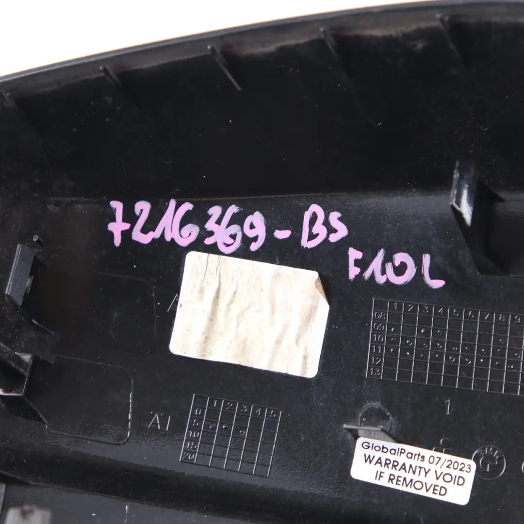  Couvercle De Rétroviseur BMW F10 F11 Capuchon Gauche Noir Saphir Métallique 475 - SKU 7216369-BS - Numéro de pièce 7216369