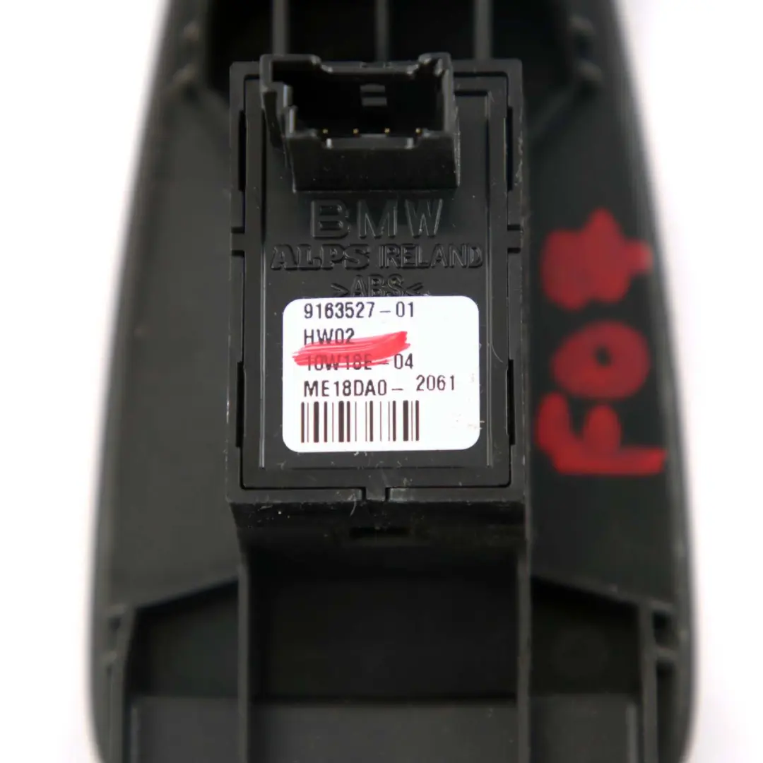 Trasera Izquierda Derecha Puerta Ventana Interruptor Recubrimiento para BMW F07 GT con número de pieza 7216775 BMW F07 GT Trasera Izquierda Derecha Puerta Ventana Interruptor Recubrimiento - SKU 7216775 - Número de pieza 7216775