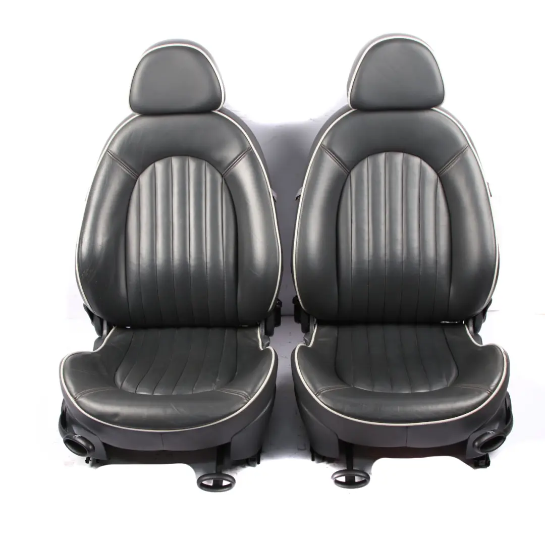Leather Seats Mini R52 Sport English Side Walk Panther Black Front Rear Seat to with Part number 7216906 Leather Seats Mini R52 Sport English Side Walk Panther Black Front Rear Seat - SKU 7216906-1 - Part number 7216906