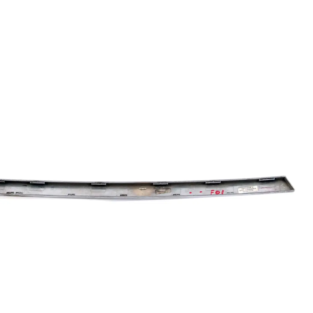 BMW 7 Series F01 F02 F04 Rear Trunk Lid Tailgate Cover Trim Strip Chrome - SKU 7217156 - Part number 7217156