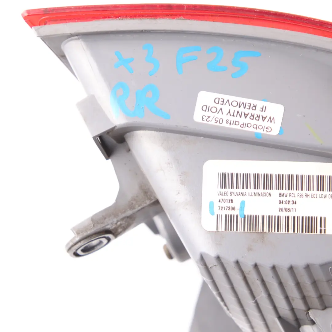 Lampa Tylna Zewnętrzna Prawy Tył do BMW X3 F25 o numerze 7217306 BMW X3 F25 Lampa Tylna Zewnętrzna Prawy Tył - SKU 7217306 - Numer Części 7217306