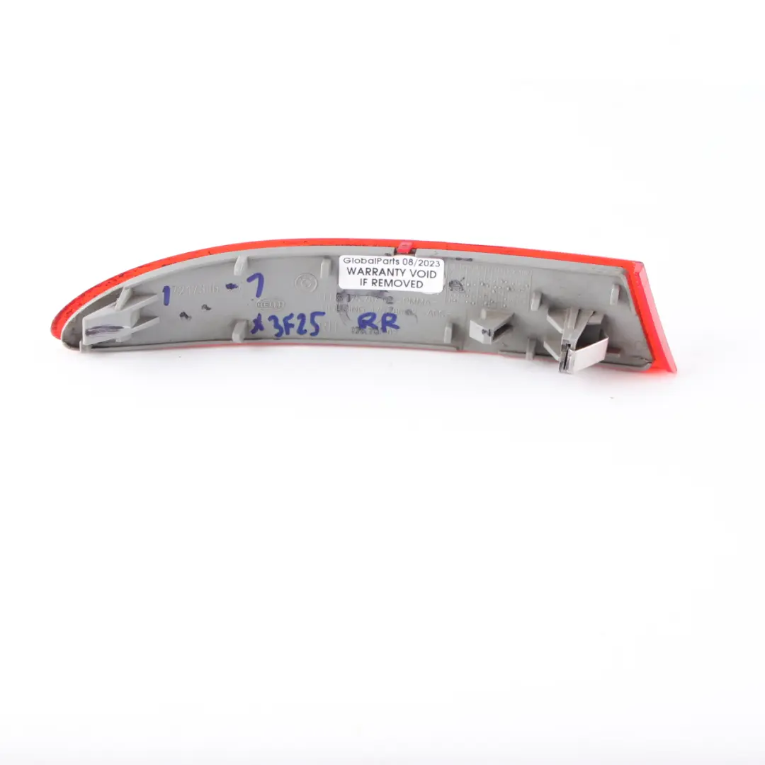 BMW X3 F25 Lamp Reflector Rear Right O/S Bumper Trim Reflection Red - SKU 7217316-1 - Part number 7217316