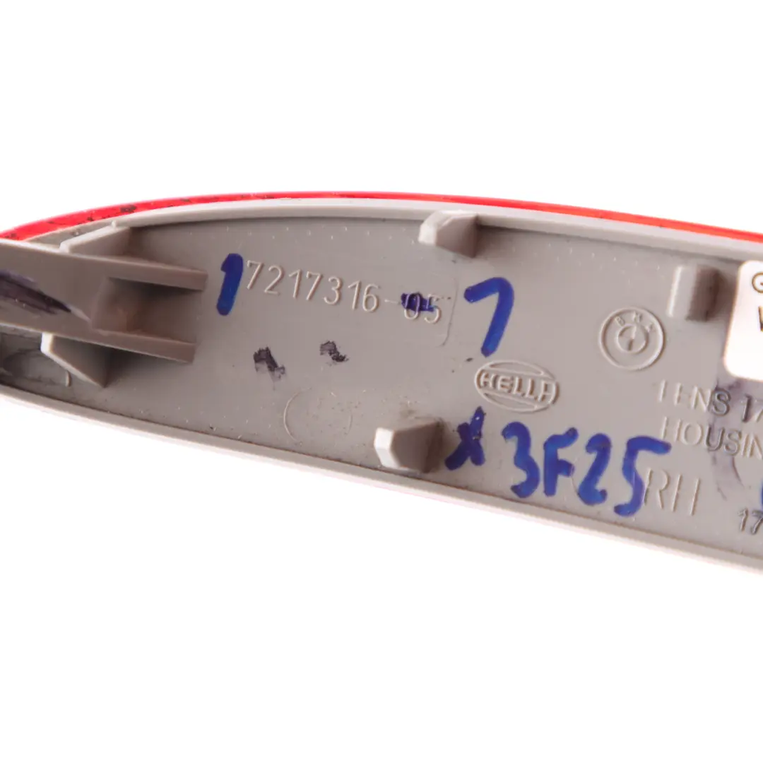 Lamp Reflector Rear Right O/S Bumper Trim Reflection Red to BMW X3 F25 with Part number 7217316 BMW X3 F25 Lamp Reflector Rear Right O/S Bumper Trim Reflection Red - SKU 7217316-1 - Part number 7217316