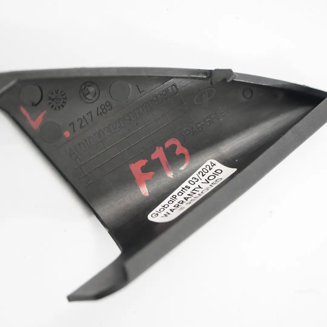 Embellecedor BMW F13 F12 Moldura Esquina Puerta Delantera izquierda Negro para con número de pieza 7217489 Embellecedor BMW F13 F12 Moldura Esquina Puerta Delantera izquierda Negro - SKU 7217489 - Número de pieza 7217489