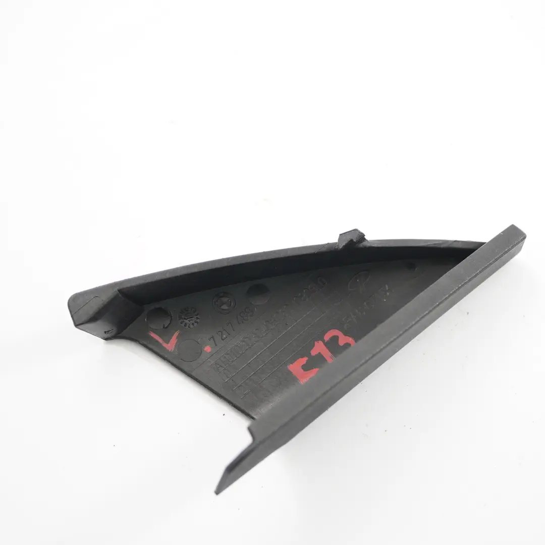  Trim BMW F13 F12 F06 Front Door Corner Moulding Interior Left Black - SKU 7217489 - Part number 7217489