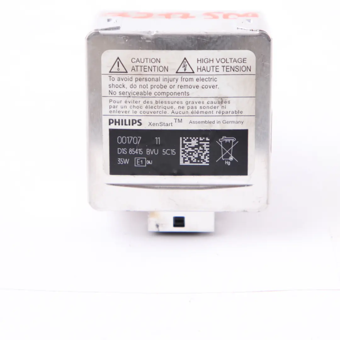 BMW 1 3 5 Series E60 F10 F20 F30 Bulb Xenon Light With Ignition Element Philips - SKU 7217509-2 - Part number 7217509