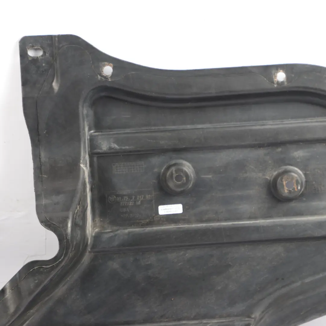 Underfloor Panel BMW X5 E70 30dX Undertray Holder Panelling Cover to with Part number 7217521 Underfloor Panel BMW X5 E70 30dX Undertray Holder Panelling Cover - SKU 7217521 - Part number 7217521