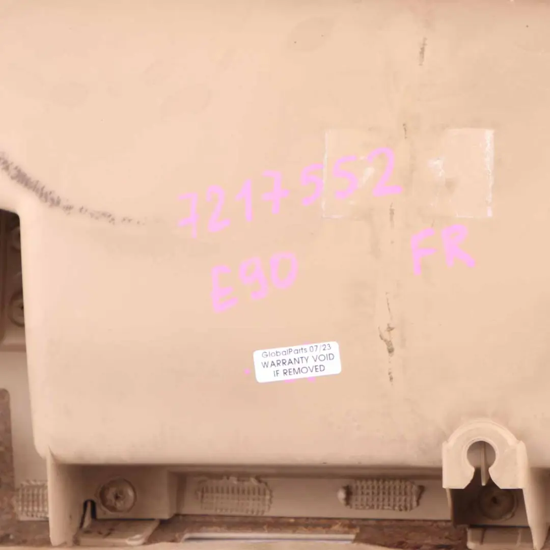 Door Card Front Right O/S Door Trim Panel Beige Leather to BMW E90 E91 with Part number 7217552 BMW E90 E91 Door Card Front Right O/S Door Trim Panel Beige Leather - SKU 7217552 - Part number 7217552