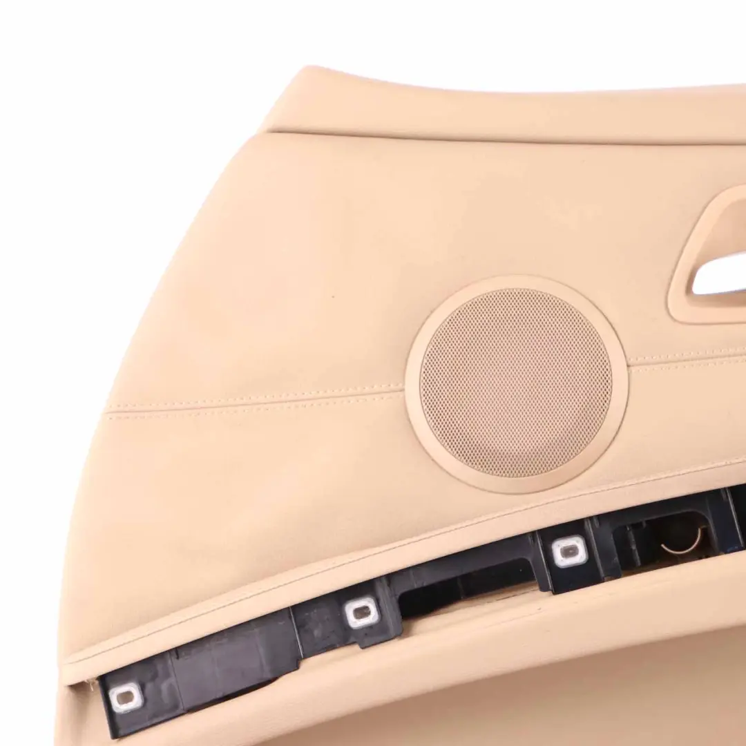 BMW E90 E91 Door Card Front Right O/S Door Trim Panel Beige Leather - SKU 7217552 - Part number 7217552