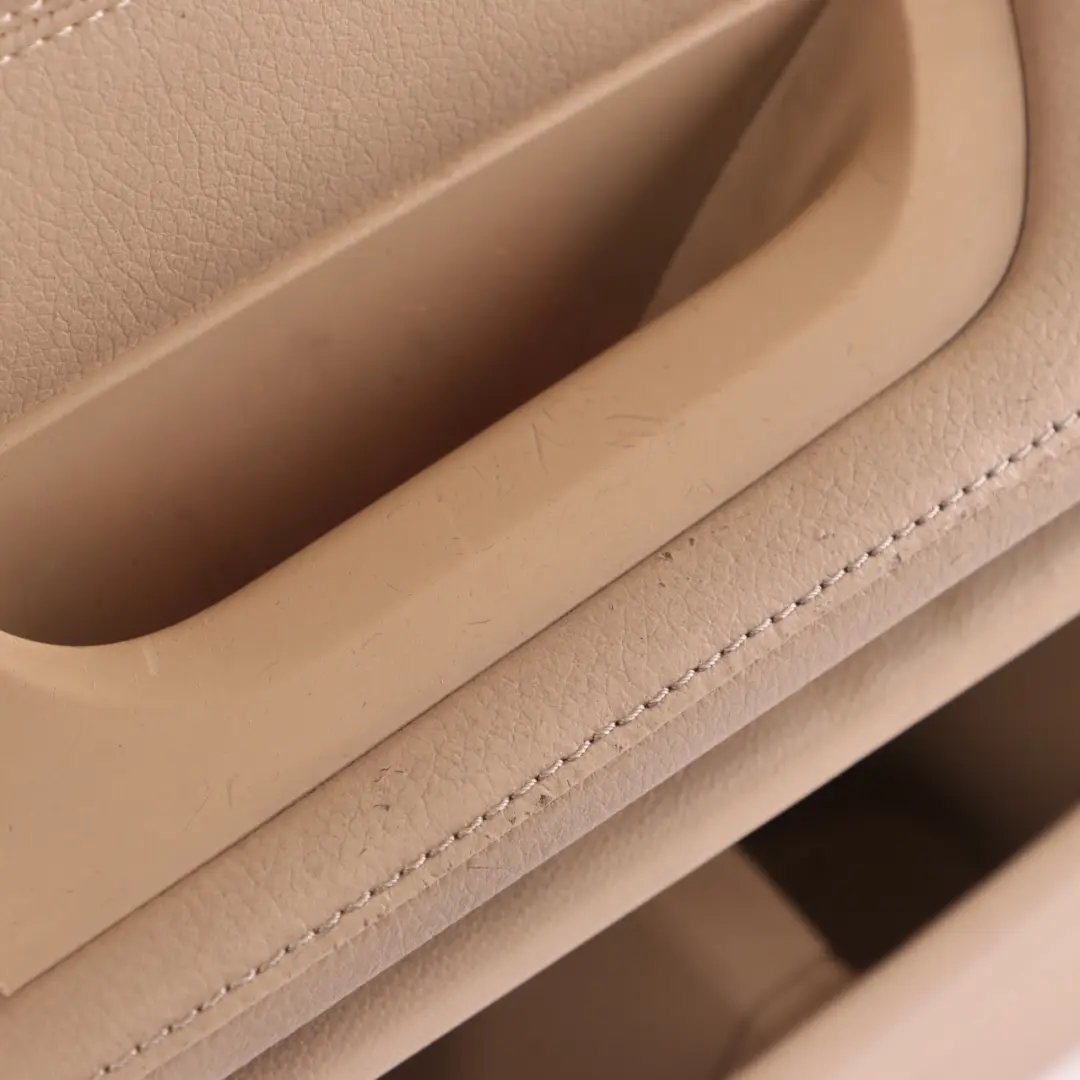 Door Card Front Right O/S Door Trim Panel Beige Leather to BMW E90 E91 with Part number 7217552 BMW E90 E91 Door Card Front Right O/S Door Trim Panel Beige Leather - SKU 7217552 - Part number 7217552