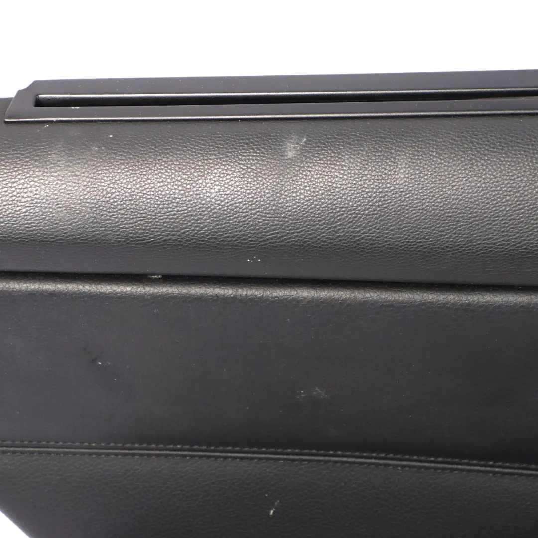 Door Card Rear Left Right Roller Blinds Lining Trim Set Black Leather to BMW E90 with Part number 7217587 BMW E90 Door Card Rear Left Right Roller Blinds Lining Trim Set Black Leather - SKU 7217587-1 - Part number 7217587