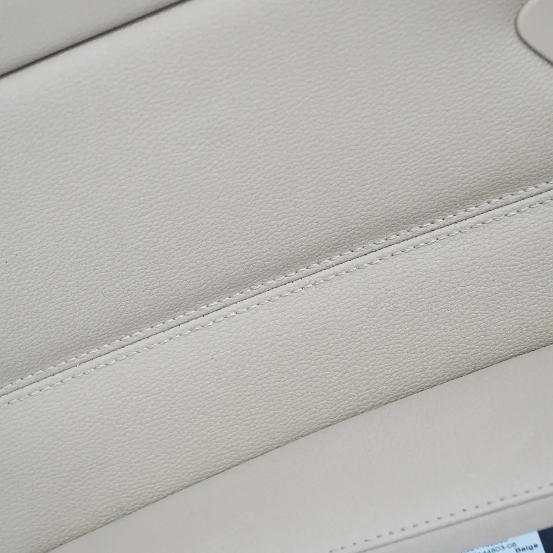 BMW E91 Scheda Porta Pannello Posteriore Sinistro Rivestimento Pelle Beige - SKU 7217599 - Numero di parte 7217599