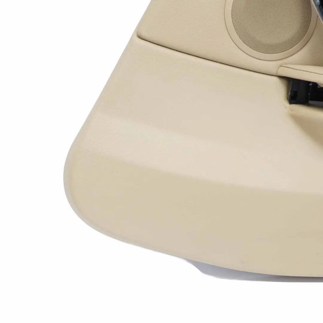 BMW E91 Tarjeta de Puerta Trasera Derecha Recubrimiento Cuero Dakota Beige - SKU 7217600 - Número de pieza 7217600
