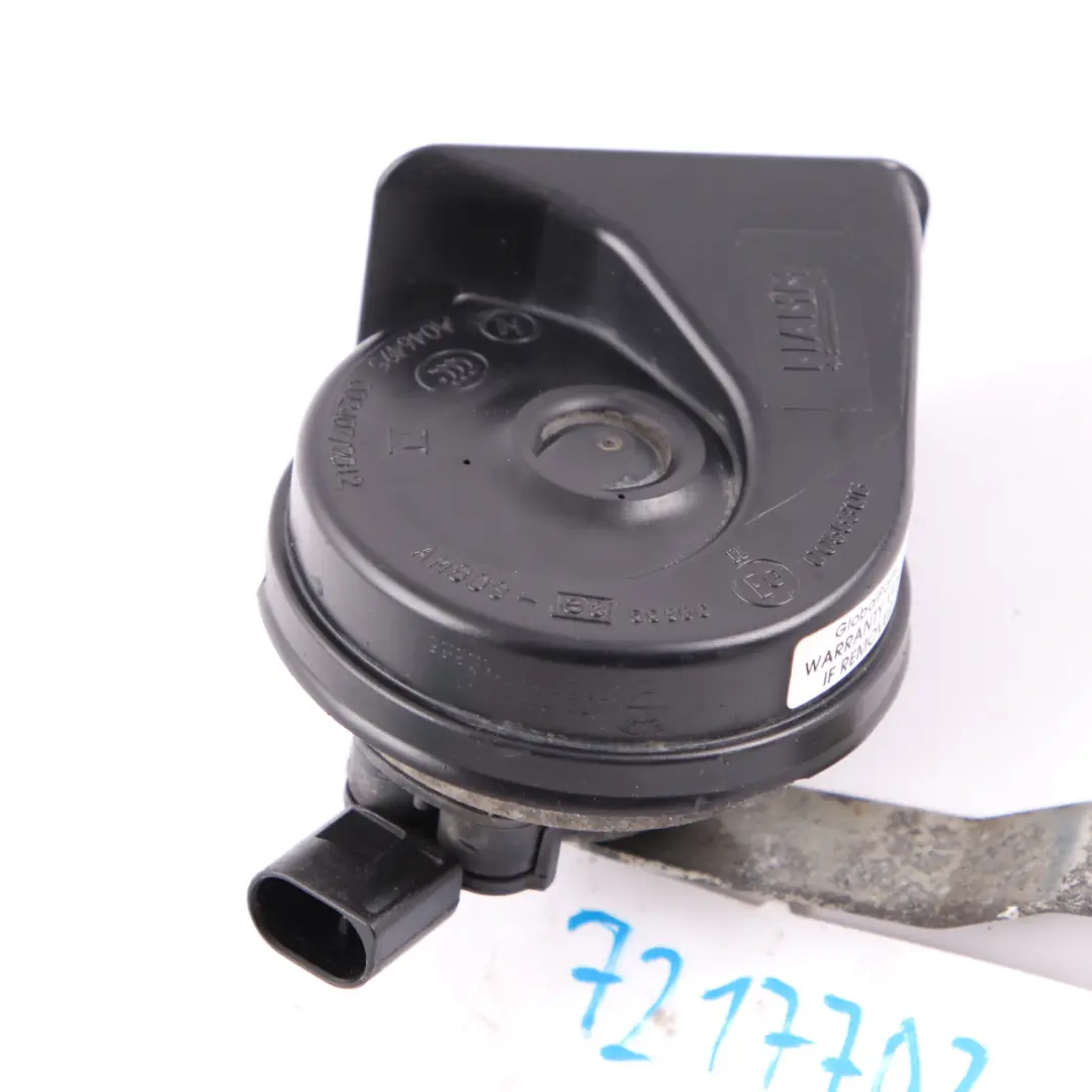 Fanfarria Bocina Tono Alto Señal para BMW X3 F25 X4 F26 con número de pieza 7217703 BMW X3 F25 X4 F26 Fanfarria Bocina Tono Alto Señal - SKU 7217703 - Número de pieza 7217703