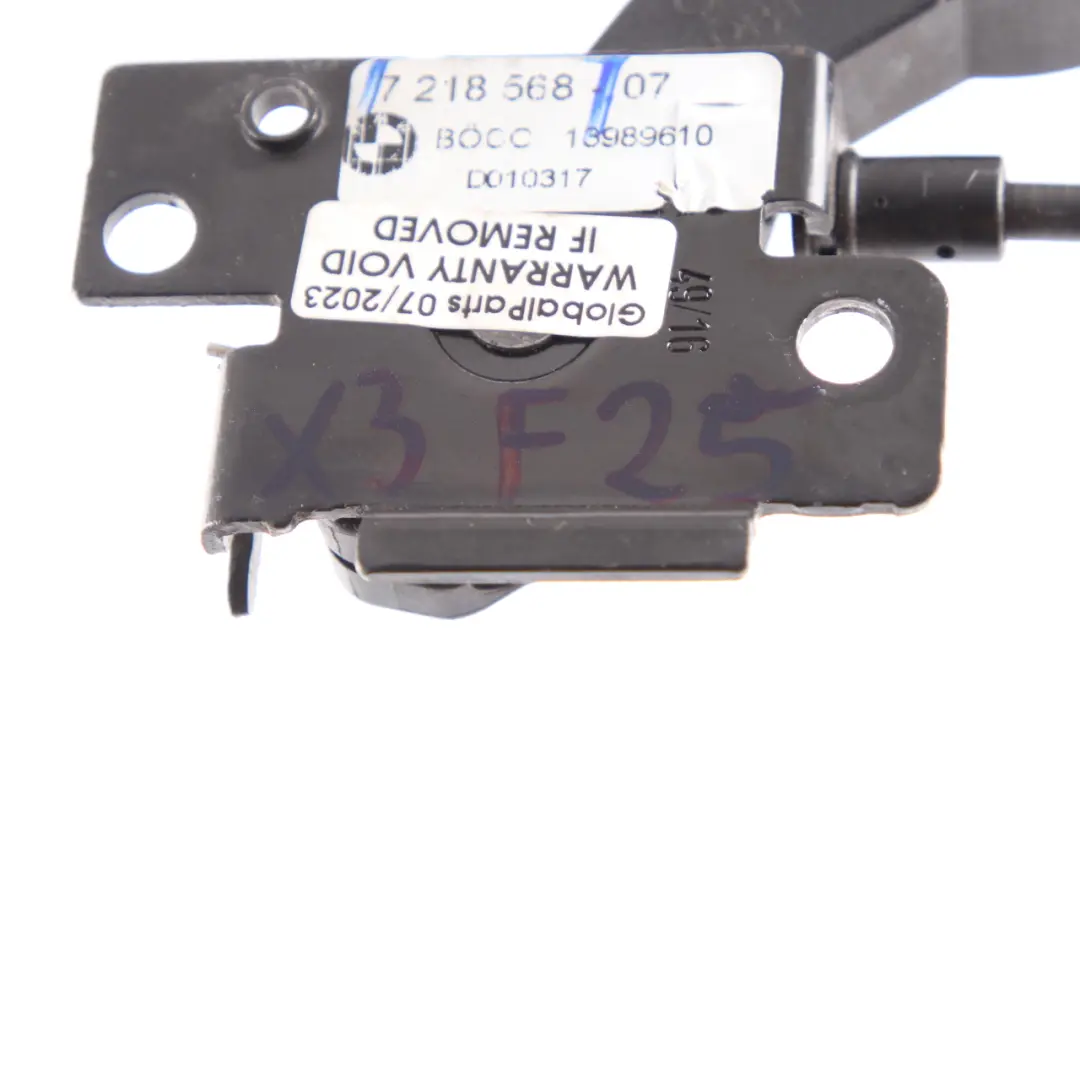 Capó Cable de Liberación del Capó para BMW X3 F25 X4 F26 con número de pieza 7218568 BMW X3 F25 X4 F26 Capó Cable de Liberación del Capó - SKU 7218568 - Número de pieza 7218568
