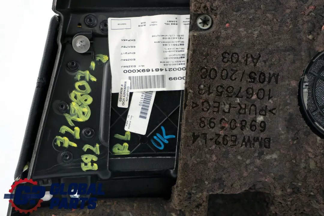 BMW E92 Boczek Tapicerka Drzwi Lewy Tył Skóra - SKU 7218807-2 - Numer Części 7218807
