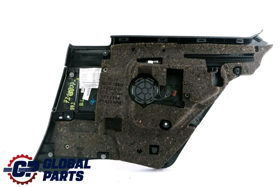 BMW E92 2 Rivestimento Laterale Posteriore Sinistra pelle Nera - SKU 7218807-2 - Numero di parte 7218807