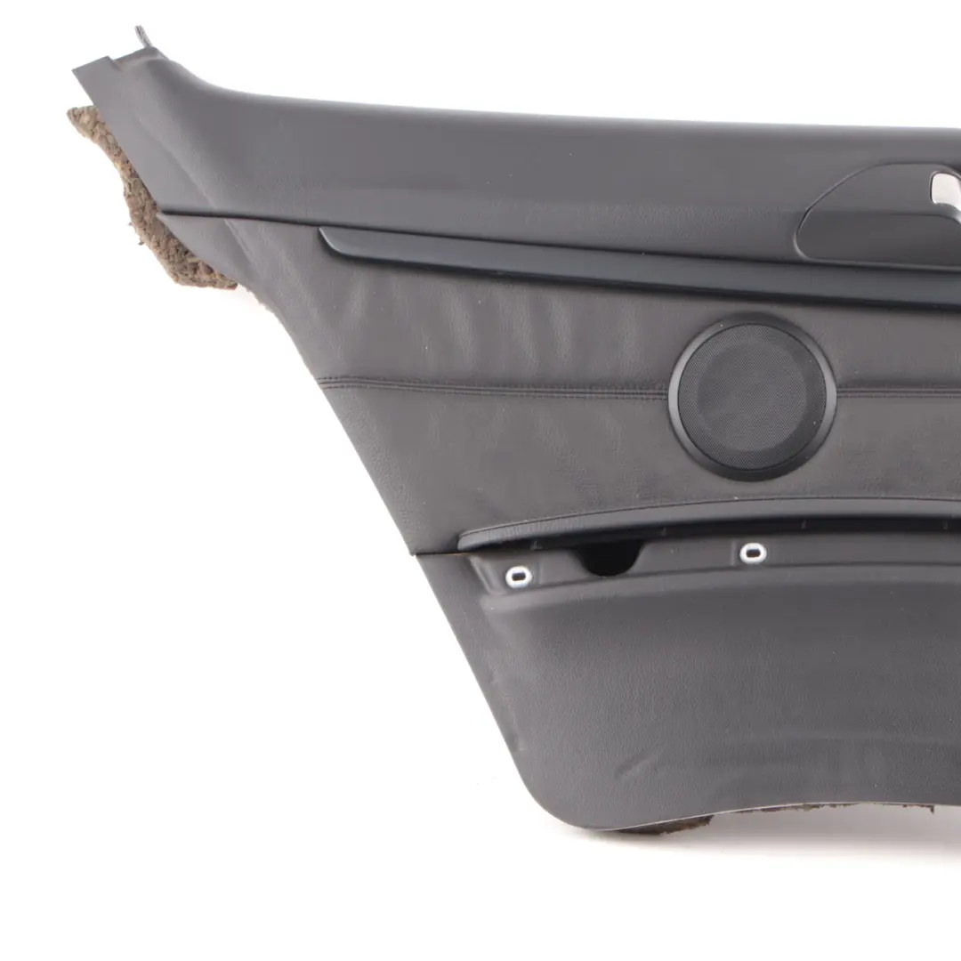 Left N/S Lateral Trim Panel Lining Black Leather to BMW E92 Coupe Rear with Part number 7218819 BMW E92 Coupe Rear Left N/S Lateral Trim Panel Lining Black Leather - SKU 7218819-1 - Part number 7218819