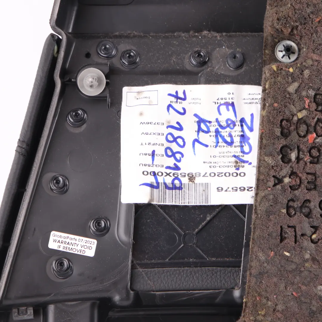 BMW 3 er E92 Seitenverkleidung Hinten Links Leder Dakota Schwarz - SKU 7218819-1 - Teilenummer 7218819